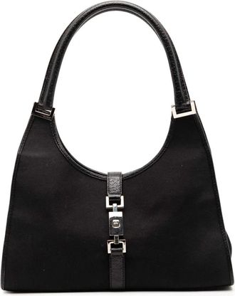 Gucci Borsa a spalla Jackie Bardot in tela 2000-2015 - Nero