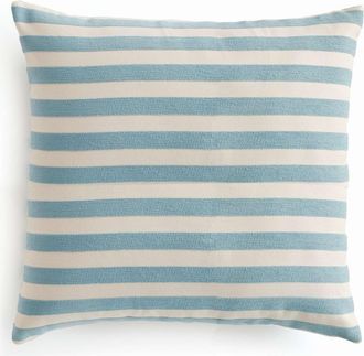 Napa Home & Garden Grant Square Indoor-Outdoor Pillow 24 in Blue at Nordstrom, Size 24X24