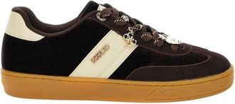 Guess Naoki 2 Sneakers - Dames - Sneakers - Bruin - 38 EU - Polyester - Schoenen