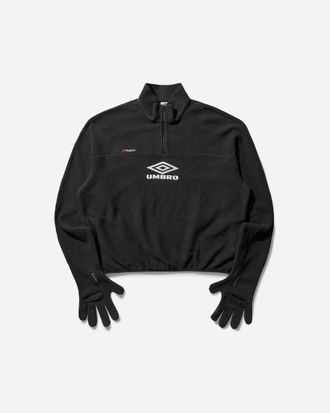 Umbro Men s Fazi Gloved Polartec Fleece Dark Grey