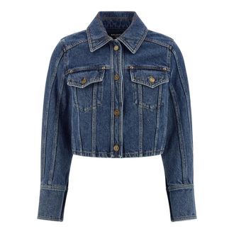 Balmain Mujer, Chaquetas, Azul, Talla: XS