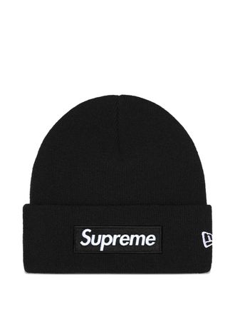 SUPREME x New Era box muts met logo - Zwart