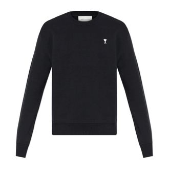 Ami Sweatshirts, male, Black, Size: 2XL De Coeur Sweatshirt