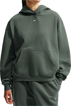 Nike (WMNS) Nike Studio Fleece Medium Weight Hoodie Camo Green Sail IM8502-303