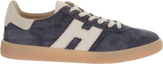 Hogan Low-Top Suede Sneakers With Memory Foam Insole