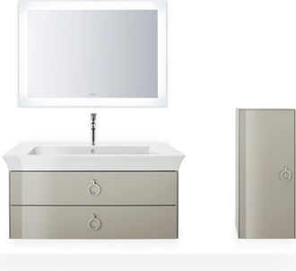 Duravit Duravit - Tulip Blanco Armario De Media Altura, Ancho 400 X Fondo