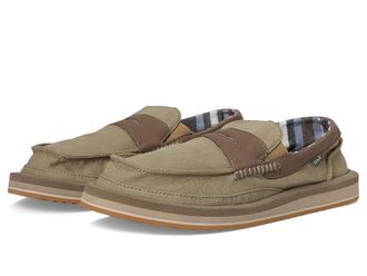 Sanuk Donny Loafer Mens Slip on Shoes Funghi : 12 D - Medium, Linen