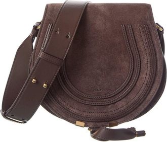 Chlo&eacute; Marcie Suede Saddle Bag