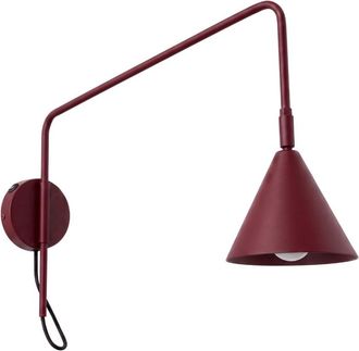 Sollux Lighting Aplique de pared borgo&ntilde;a acero alt. 30 cm