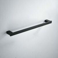 OEM Toallero De Ba&ntilde;o, Acero Inoxidable, Barra Para Toallas De 40 Cm, Negro, Ba8003b-40 - Crezuo