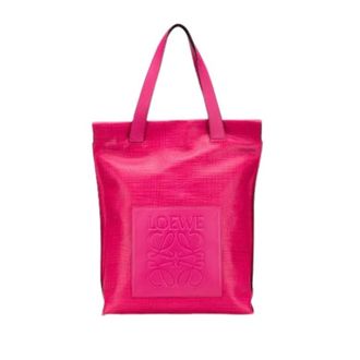 Loewe Pre-owned Tote Bag - Dames - Pre-owned - Roze - Maat: ONE Size Leer
