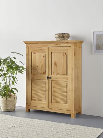 HOME AFFAIRE Schuhkommode »Rauna« aus massiver Kiefer, viel Stauraum