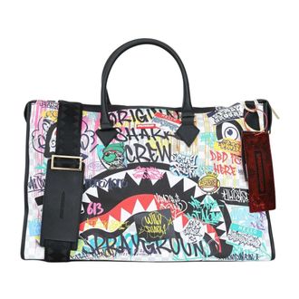Sprayground Sprayground, Tassen, Dames, Veelkleurig, ONE Size, Polyester, The Rizz Cream Pyramid Duffle