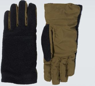 Loro Piana Cashmere-trimmed gloves
