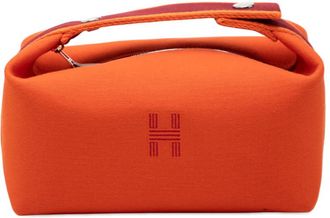 Herm&egrave;s Pre-owned Hermes Small Toile Bride A Brac Case 7SZTT9URMZ4PUJF1