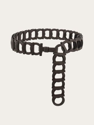 Ferragamo Women Gancini Belt Brown