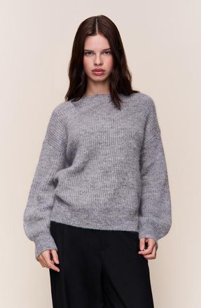Guizio Bobbie Wool Jumper in Heather Grey at Nordstrom, Size Xx-Large