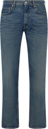 Roberto Cavalli Blauwe Jeans met Monogram RC - Heren - Regular Fit Jeans - Blauw - M - Katoen - Jeans