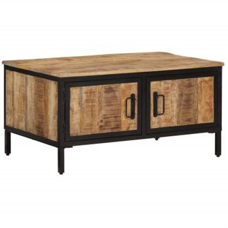 vidaXL Tavolino da Salotto 80x50x40 cm Legno Massello di Mango Grezzo vidaXL