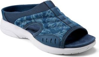 Easy Spirit Traciee Sport Slide Sandal in Blue at Nordstrom, Size 10.5