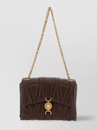 Versace kleio lamb leather shoulder bag