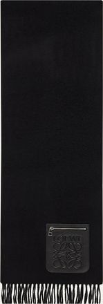 Loewe Anagram Pocket Wool & Cashmere Scarf
