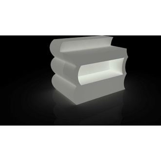 KLORIS Kloris Bancone Bar Reception Desk Postazione Lavoro con illuminazione LED luce bianca fredda Made in Italy cm 145x88x110 h
