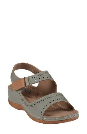 Good Choice Shoes Foster Ankle Strap Platform Sandal in Sage at Nordstrom Rack, Size 7.5