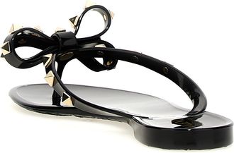 Valentino Garavani PM Thong Sandal - Black