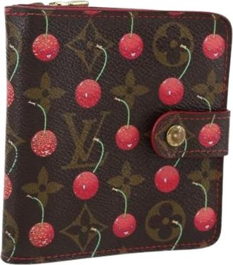 Louis Vuitton Pre-owned Wallets, female, Brown, Size: ONE SIZE Pre-owned Canvas Wallet