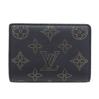 Louis Vuitton Black Noir Mahina Leather Wallet (Bi-Fold) (Pre-Owned)
