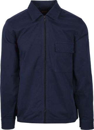 Boss Orange by Hugo Boss Mens LORUM SHIRT OPEN BLUE Cotton - Size X-Large