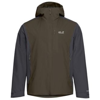 Jack Wolfskin Rainrush 2L Jacket Regenjacke f&uuml;r Herren | braun