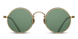 Matsuda M3100 SUN AG-DBR Mens Sunglasses Gold Size 47