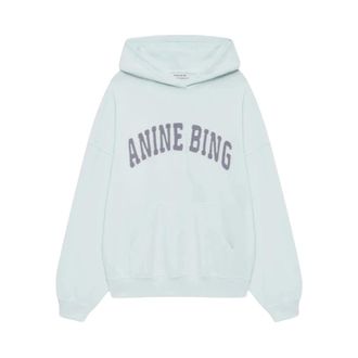 Anine Bing Hoodies, female, Blue, Size: XS Harvey Hoodie
