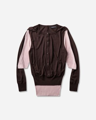 Kiko Kostadinov Women s Corella Double Sleeve Jumper Mahogany