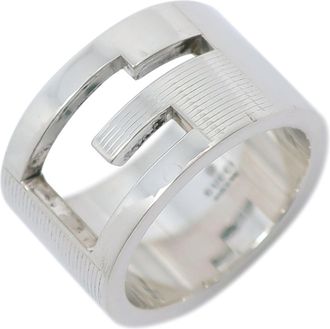 Gucci Silver 925 Band Ring (Pre-Owned)