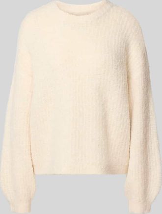 Vero Moda Relaxed Fit Strickpullover mit Woll-Anteil Modell CARMEN in Ecru, Größe XL