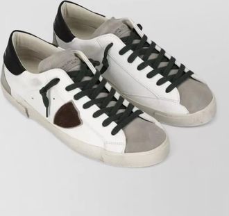 Philippe Model leather low-top sneakers