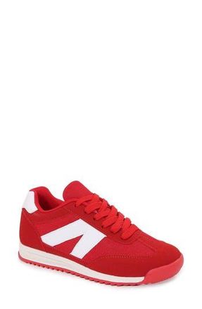 Berness Leena Bike Toe Wedge Sneaker in Red at Nordstrom Rack, Size 10