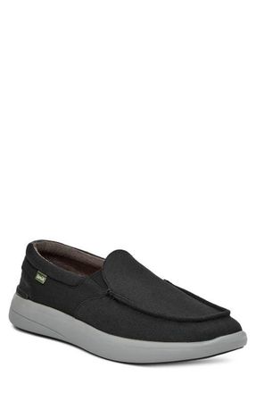 Sanuk Happy Hour Lite Resort Slip-On Sneaker in Black at Nordstrom, Size 10