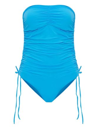 Melissa Odabash Sydney ruched-detail swimsuit - Blu
