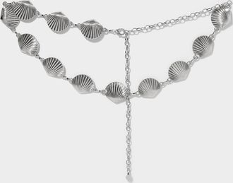 Simons Womens Shell metallic belt