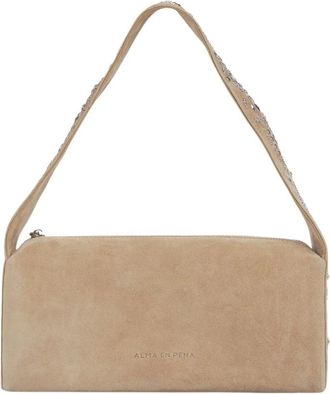 Alma En Pena Alma EN Pena, Tassen, Dames, Beige, ONE Size, Studded detail tas
