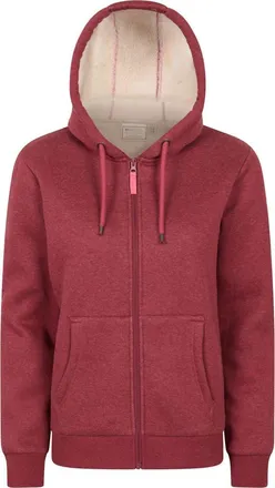 Mountain Warehouse Dalton Fleece Lined Full Zip Hoodie in Rust at Nordstrom, Size 16