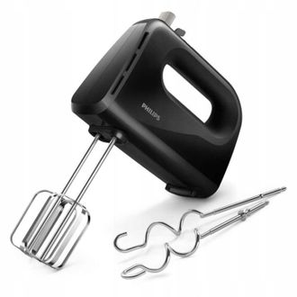Philips Batidora De Mano Turbo Philips Hr 3705/10 De 300 W, Color Negro