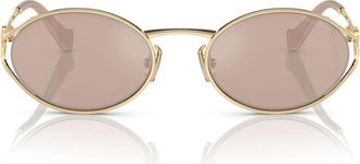 Miu Miu Sunglasses Mu52 Y Zvn20 F Gold/Pink Women