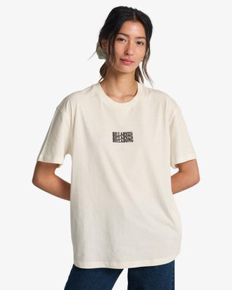 Billabong T-Shirt BILLABONG IN THE BEYOND, Damen, Gr. XL (42), salt crystal, Obermaterial: 100% Baumwolle, Shirts T-Shirt, sportlicher Stil, f&uuml;r Sportmode, Somm