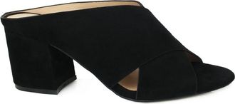 Steve Madden Heeled Mules - Dames - Muiltjes - Zwart - 36 EU - Leer - Schoenen