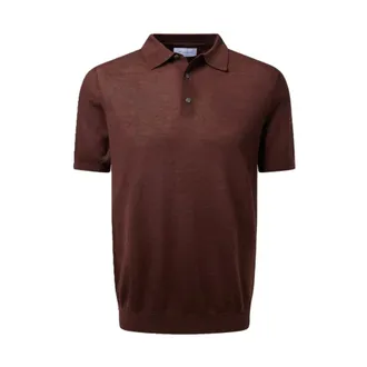 Baldessarini Heren, Tops, Bruin, Maat: 2XL Zijde